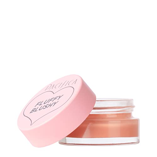 Pacifica Cream Blush – Fluffy Blushy Whipped Blendable Blush for Lip + Cheek, Peach 2-in-1 Hydrating Blusher with Vegan Collagen, Lightweight & Buildable, Vegan & Cruelty-Free, 1 fl oz (Shade Sunset)