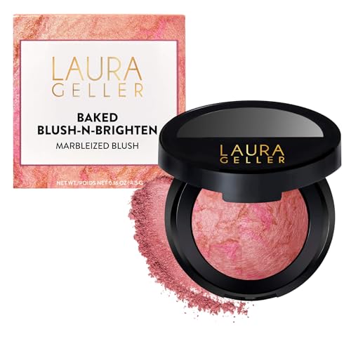 LAURA GELLER Baked Blush-n-Brighten Powder Blush - Pink Buttercream — Manufacturer product photo