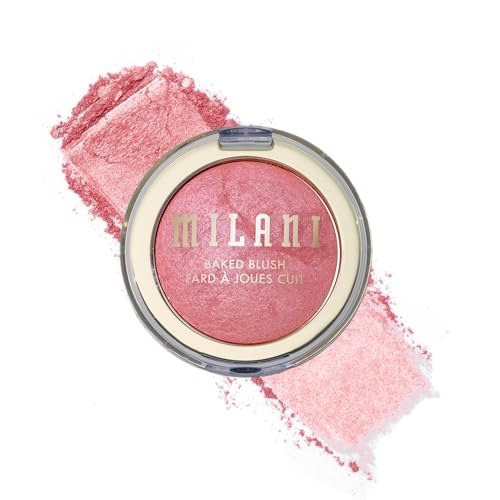 Milani Baked Blush, Makeup Powder Blush for Cheeks - Dolce Pink