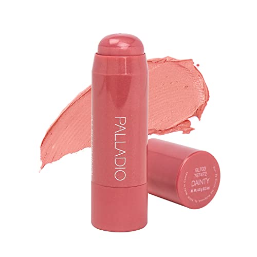 Palladio I'm Blushing 2-in-1 Cheek and Lip Tint, Buildable Lightweight Cream Blush, Sheer Multi Stic